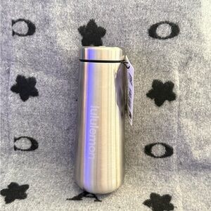 Lululemon Silver Water Bottle 10oz